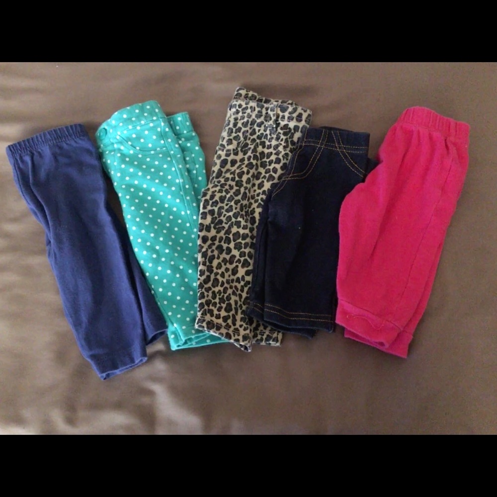 Baby girl pants bundle